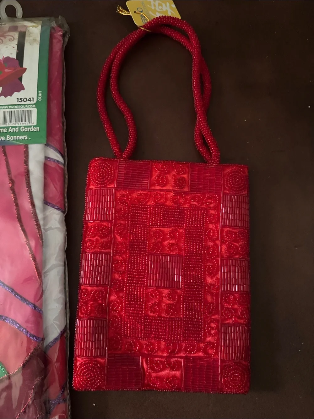 Red Hat Society banner bag